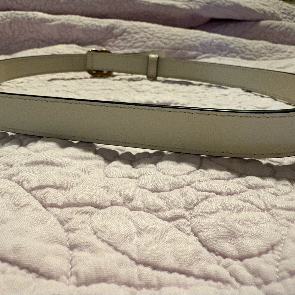 Gucci Gold and Cream Belt double G size 85 - Picture 2 of 4